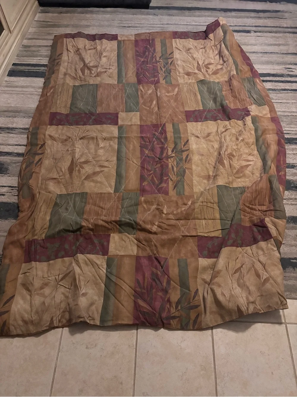 Vintage Fall Comforter 88X63